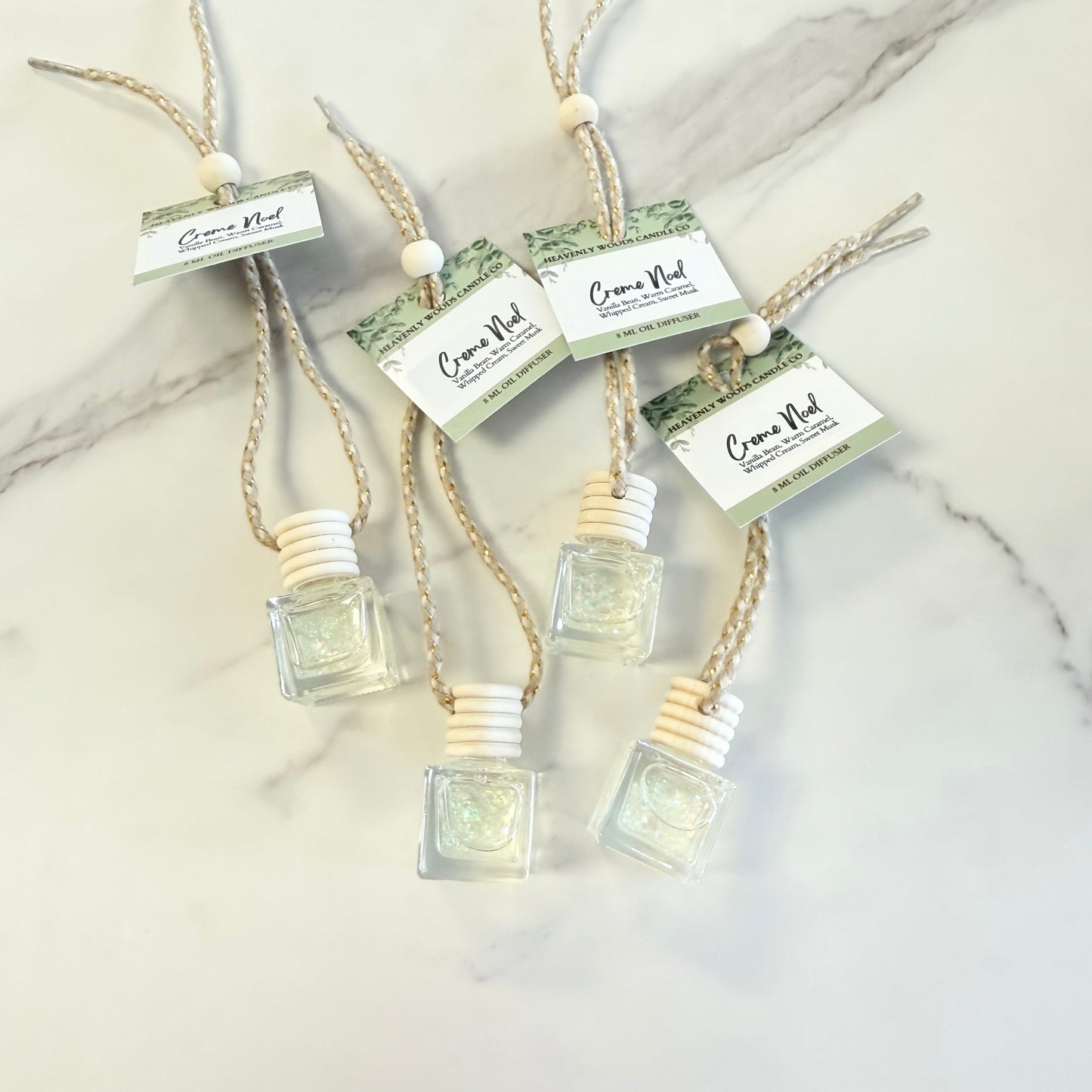 Creme Noel Hanging Car Diffuser