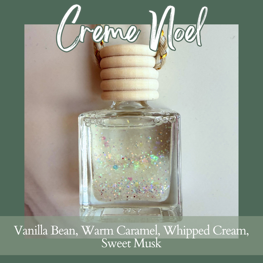Creme Noel Hanging Car Diffuser
