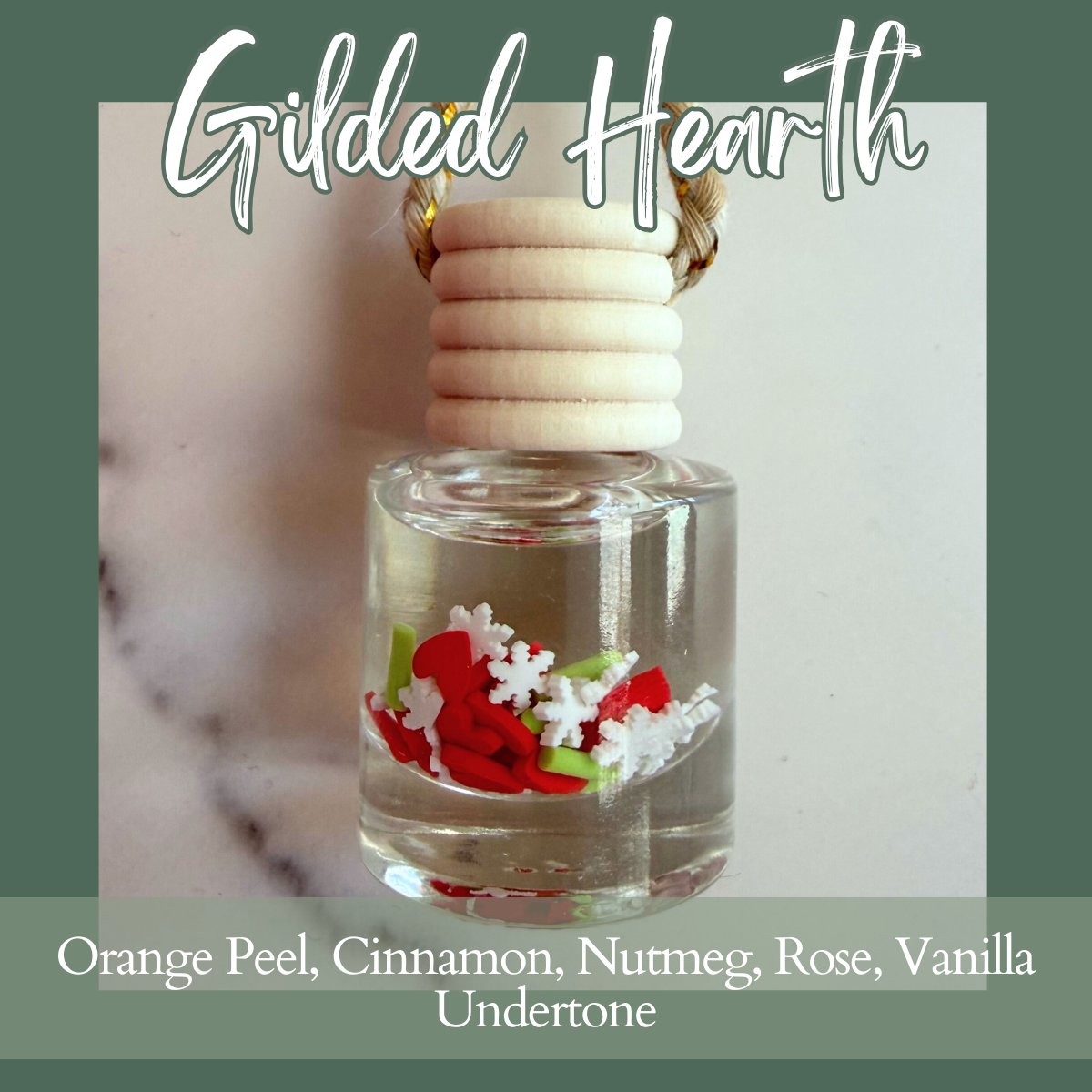 Gilded Hearth Hanging Car Diffuser