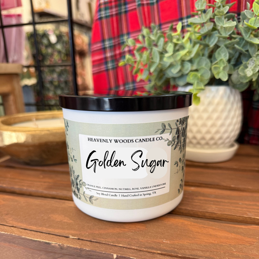 Golden Sugar Triple Wick Candle