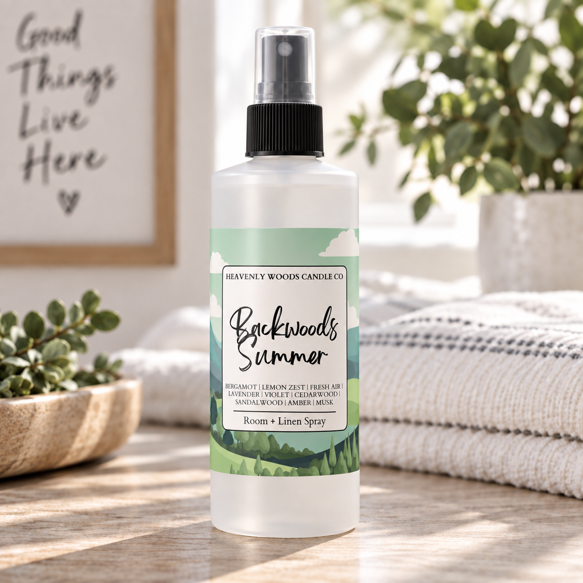 Backwoods Summer Room + Linen Spray