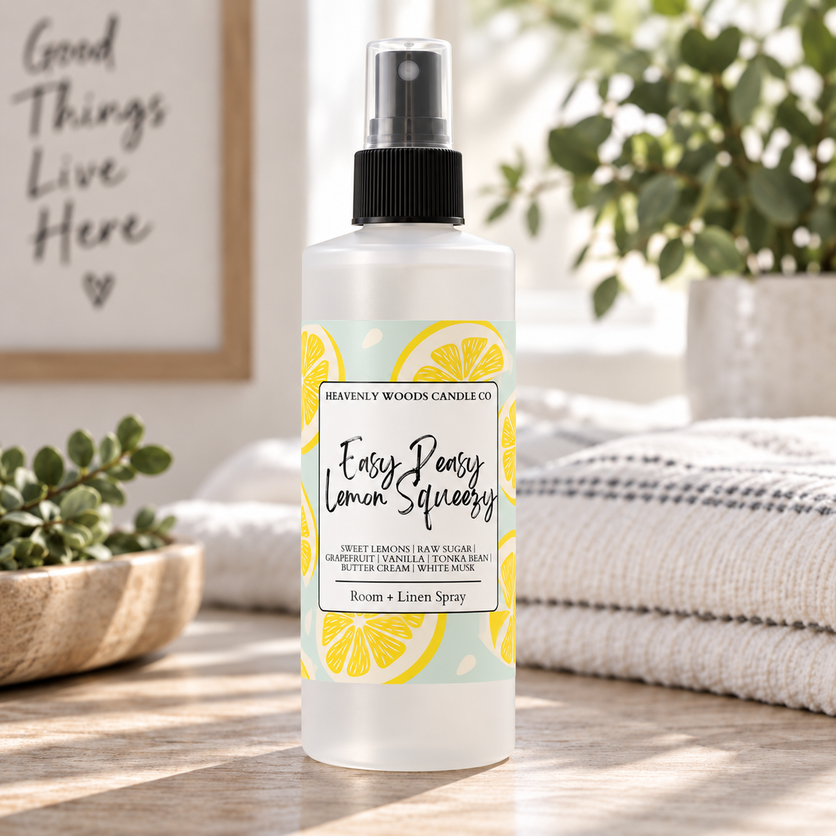 Easy Peasy Lemon Squeezy Room + Linen Spray